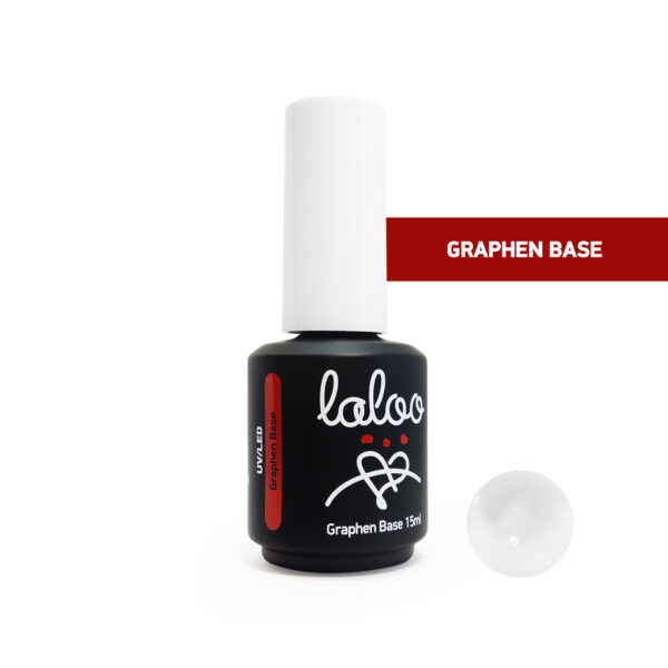 Ενισχυμένη Βάση για ημιμόνιμο βερνίκι Laloo Cosmetics - Graphen Base Clear 15ml