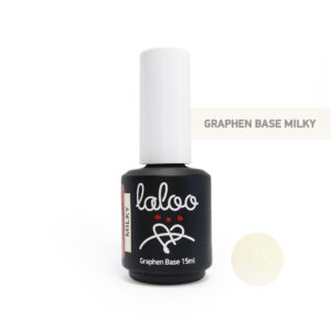 Ενισχυμένη Βάση για ημιμόνιμο βερνίκι Laloo Cosmetics - Graphen Base Milky 15ml
