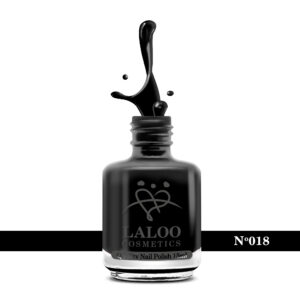 Απλό βερνίκι Laloo Cosmetics 15ml - N.18 Μαύρο