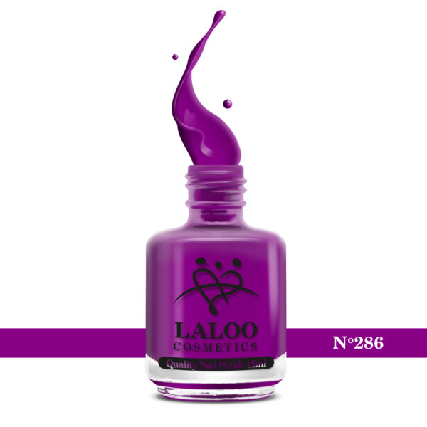 Απλό βερνίκι Laloo Cosmetics 15ml - N.286 Μενεξεδί