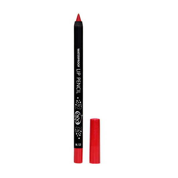 Αδιάβροχο μολύβι χειλιών Dido Cosmetics Waterproof Lip Pencil No12