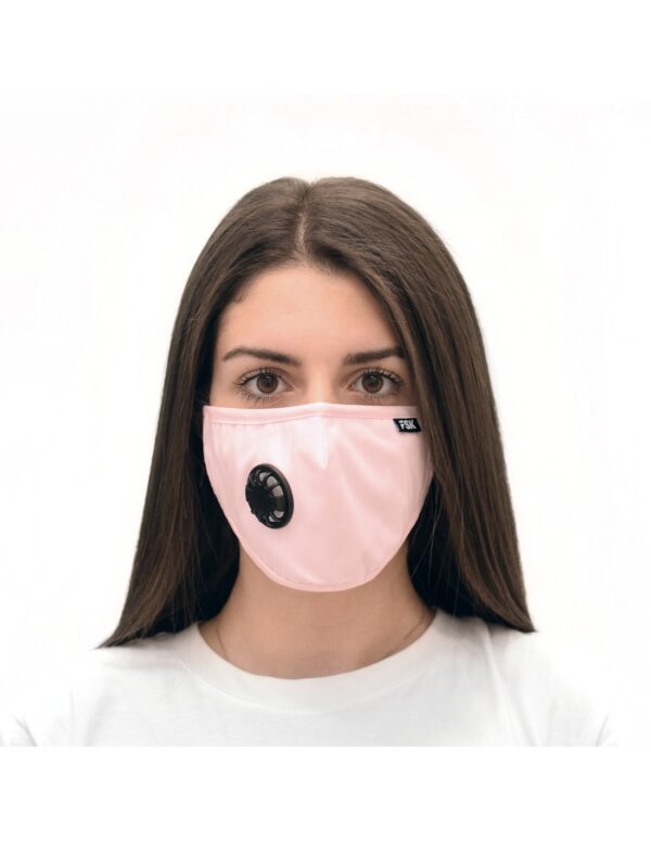 Μάσκα προστασίας FSK Μάσκα με ενεργό φίλτρο άνθρακα - Ροζ