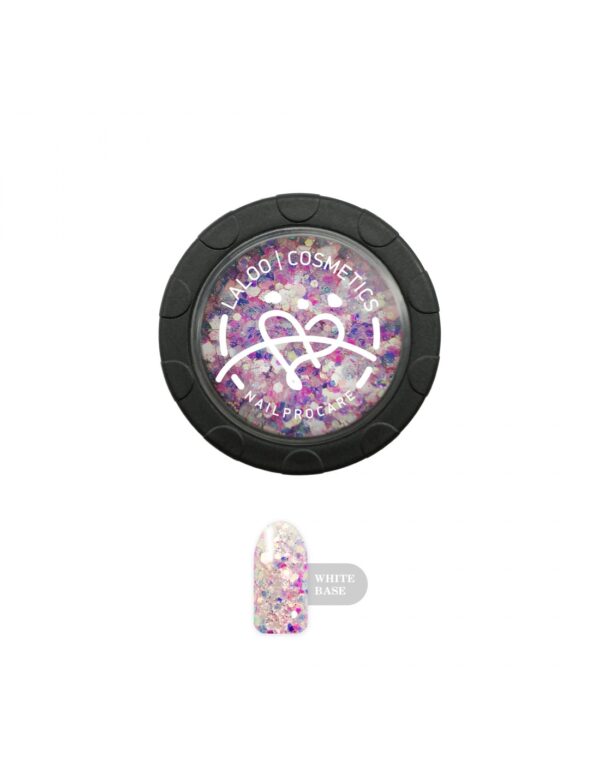 Σκόνη nail art Laloo Cosmetics Rainbow Glass Powder N.01