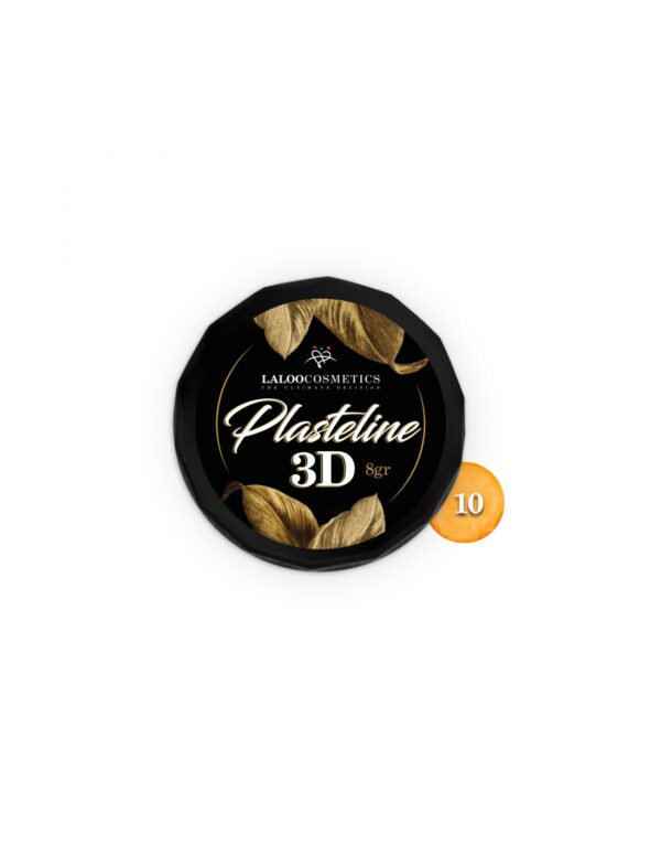 Πλαστελίνη nail art Laloo Cosmetics Plasteline 3D 8g N.10 Πορτοκαλί νέον