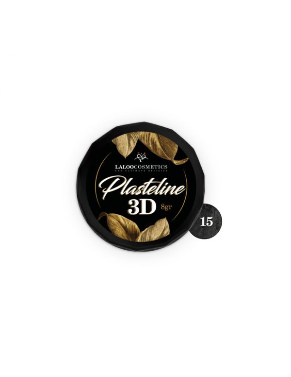 Πλαστελίνη nail art Laloo Cosmetics Plasteline 3D 8g N.15 Μαύρο