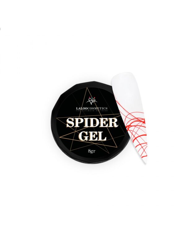 Τζελ για nail art Laloo Cosmetics Spider Gel 8g Red
