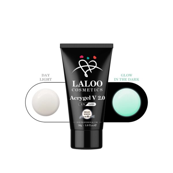 Laloo Cosmetics Acrygel V 2.0 Glow in the Dark Milky White 30gr