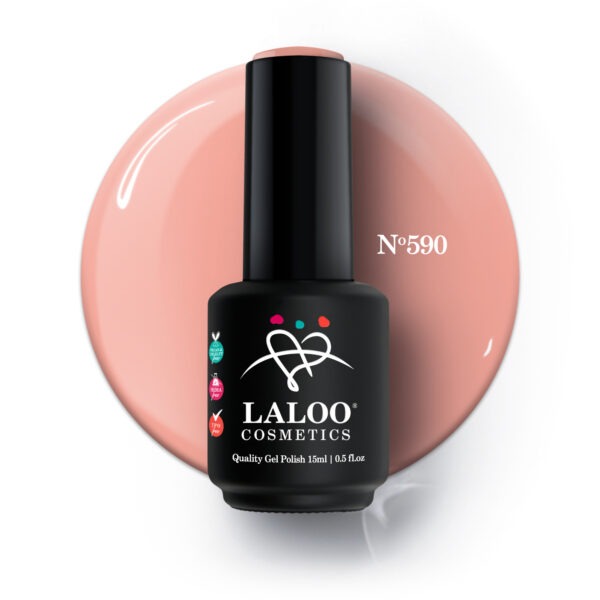 Ημιμόνιμο βερνίκι Laloo Cosmetics 15ml – N.590