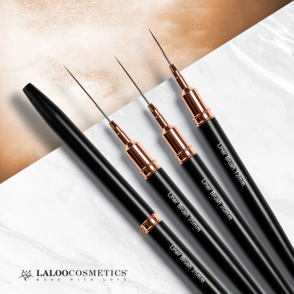 Πινέλο Laloo Cosmetics Liner Kit 3τμχ.
